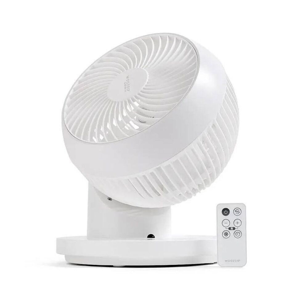 Woozoo - IRIS WOOZOO 360° Oscillating Fan with Remote and T White